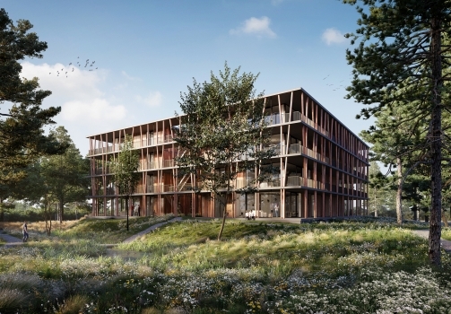 KIKX Development na een tenderprocedure geselecteerd voor de ontwikkeling van appartementengebouw “Het Bosbad” te Eindhoven.